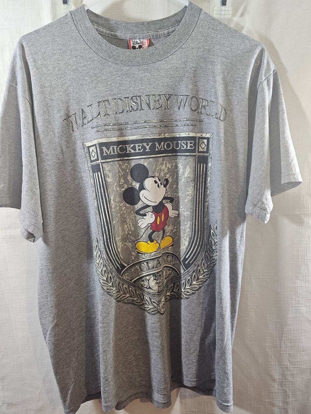 Vintage Mickey Mouse Disney Designs Walt Disney World T Shirt Size Large